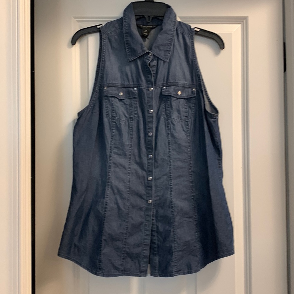 WHBM Denim Tank